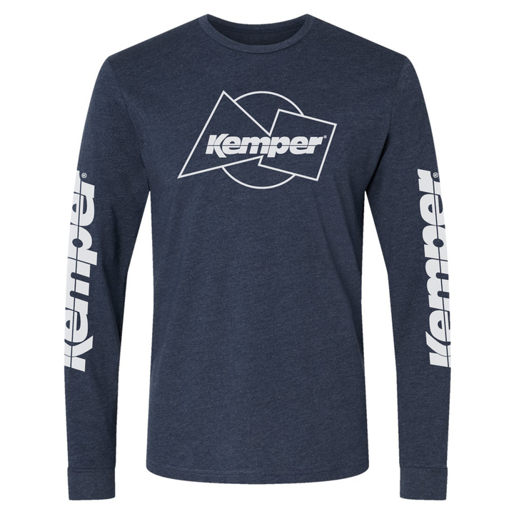 Kemper Men's Geo Logo Knockout Long Sleeve T-Shirt