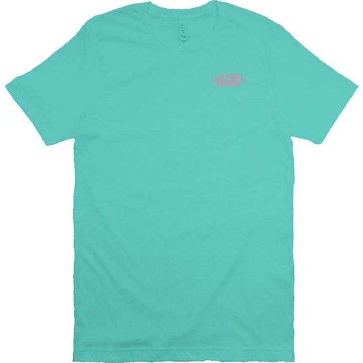 AF BAY BOMBERS ALL FAM T SHIRT (TEAL/PINK)
